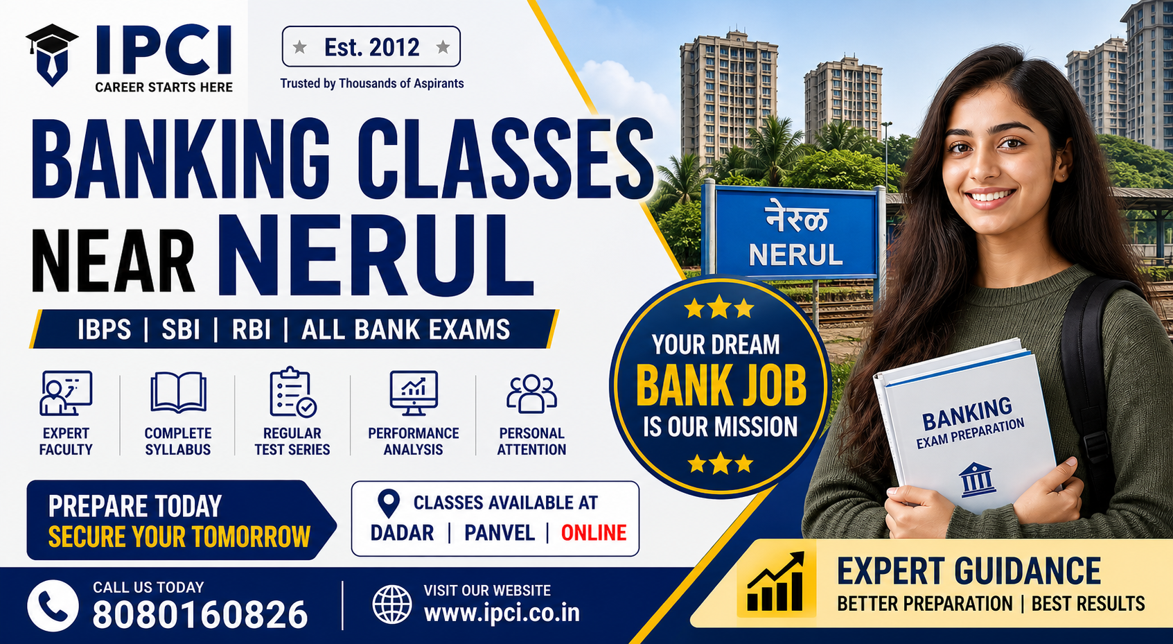 Banking Coaching Near Nerul for IBPS, SBI & RBI Exams
