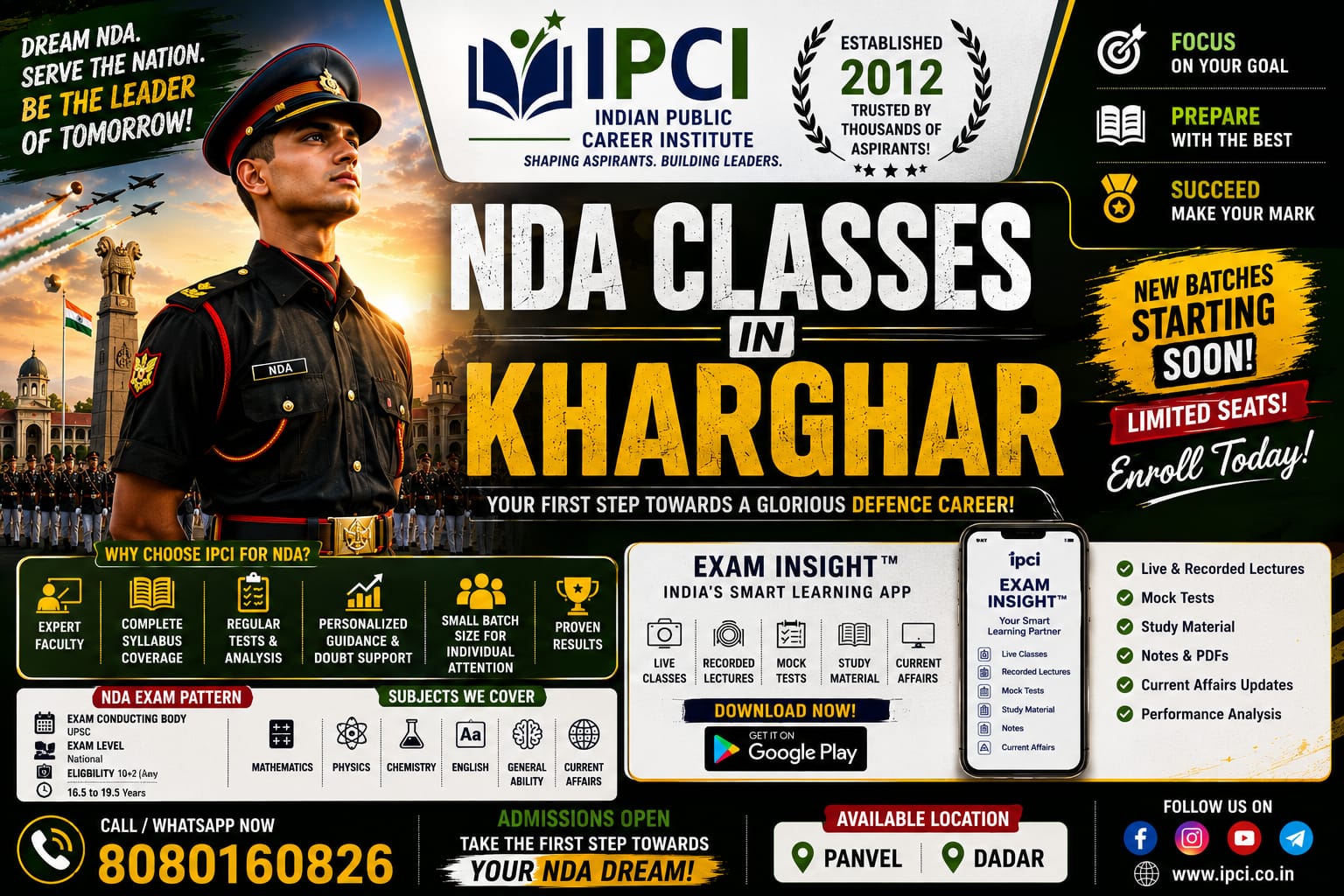 NDA Classes in Kharghar | Leading NDA Coaching Institute in Kharghar
