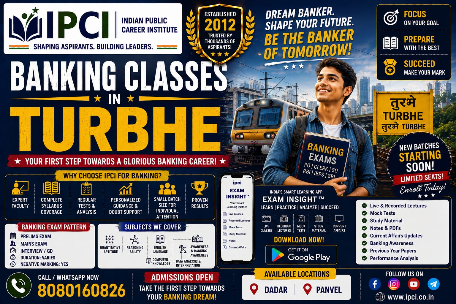 Best Banking Classes in Turbhe – Professional Bank Exam Coaching with Exam Insight