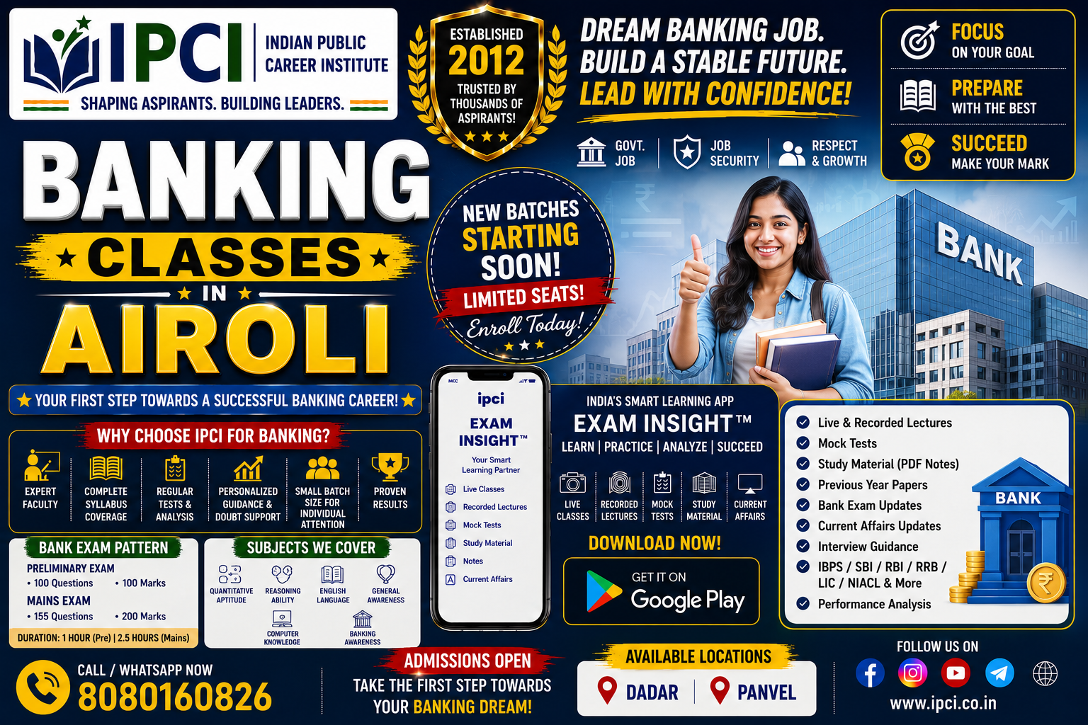 Best Banking Classes in Airoli | Best Banking Coaching in Airoli | Exam Insight