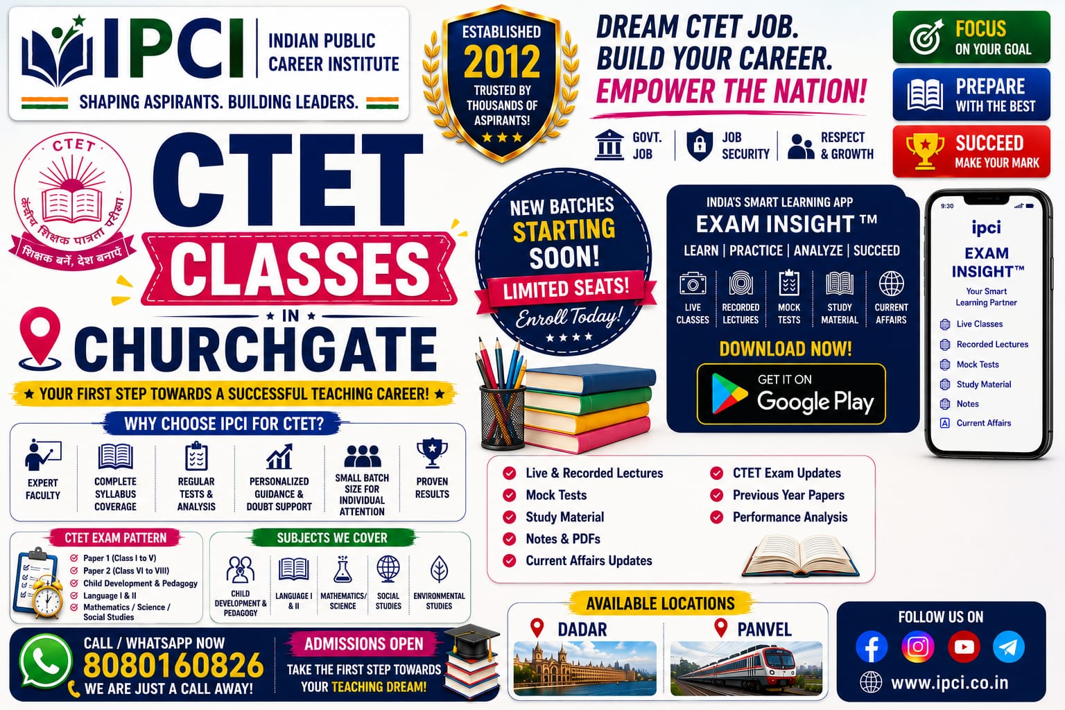 Best CTET Classes in Churchgate | Central Teacher Eligibility Test Coaching