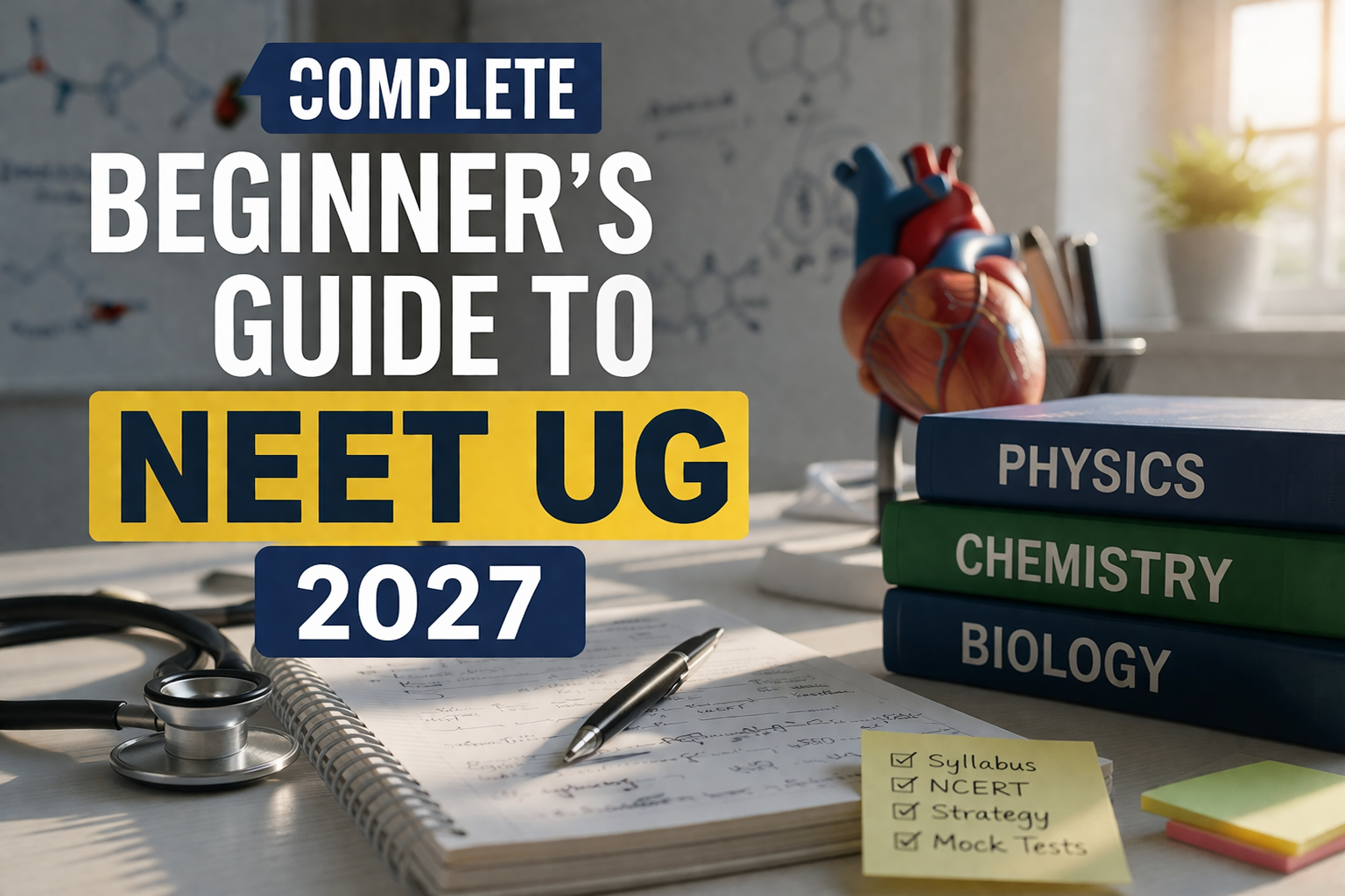 Complete Beginner’s Guide to NEET UG 2027