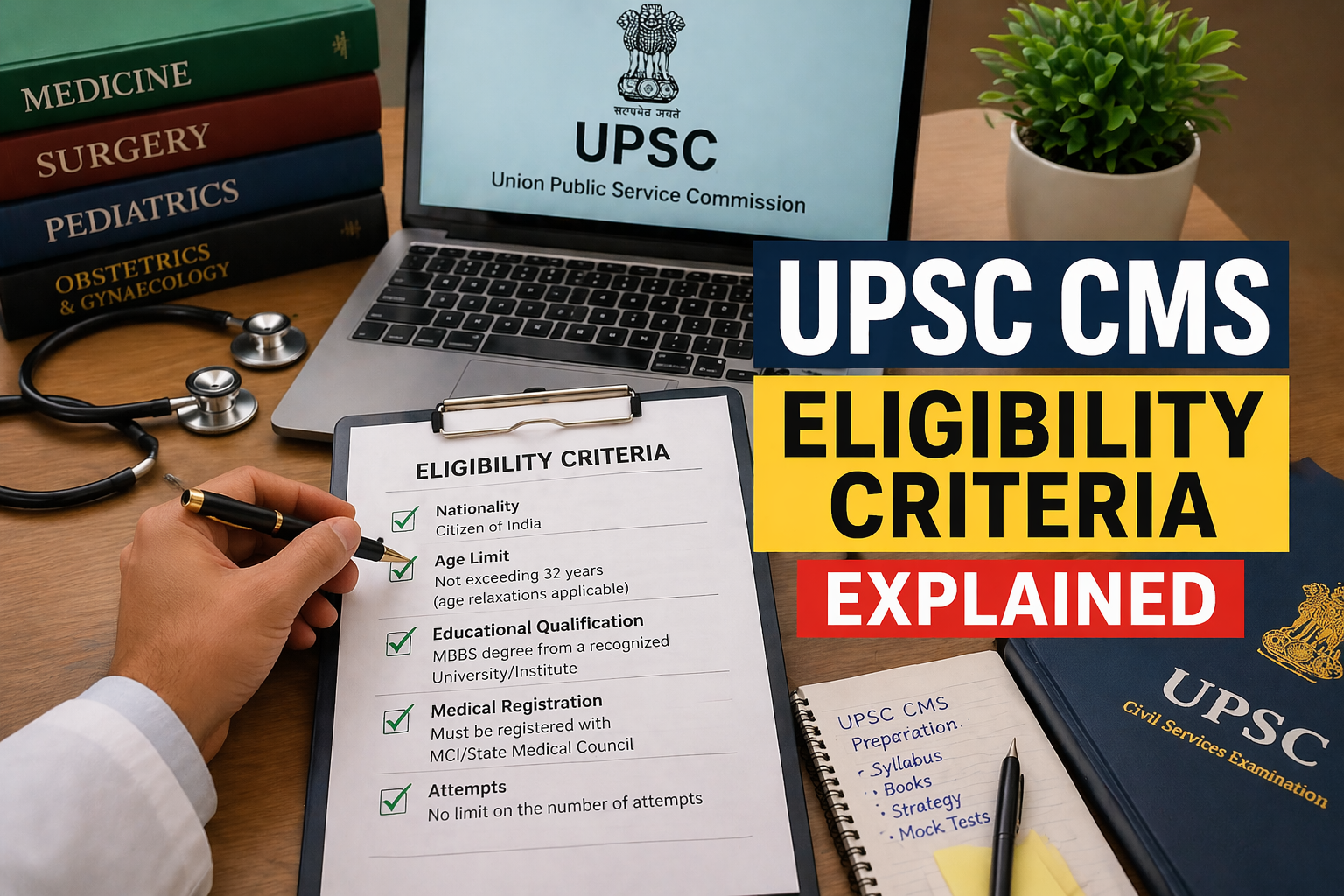 UPSC CMS Eligibility Criteria Explained