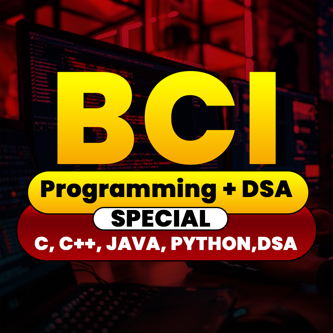 C, C++, Java, Python & DSA Special Batch